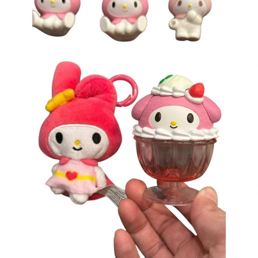 Sanrio‎ MY MELODY Building Block Sunshine Meadows Figure Toy Plush Keychain Lot